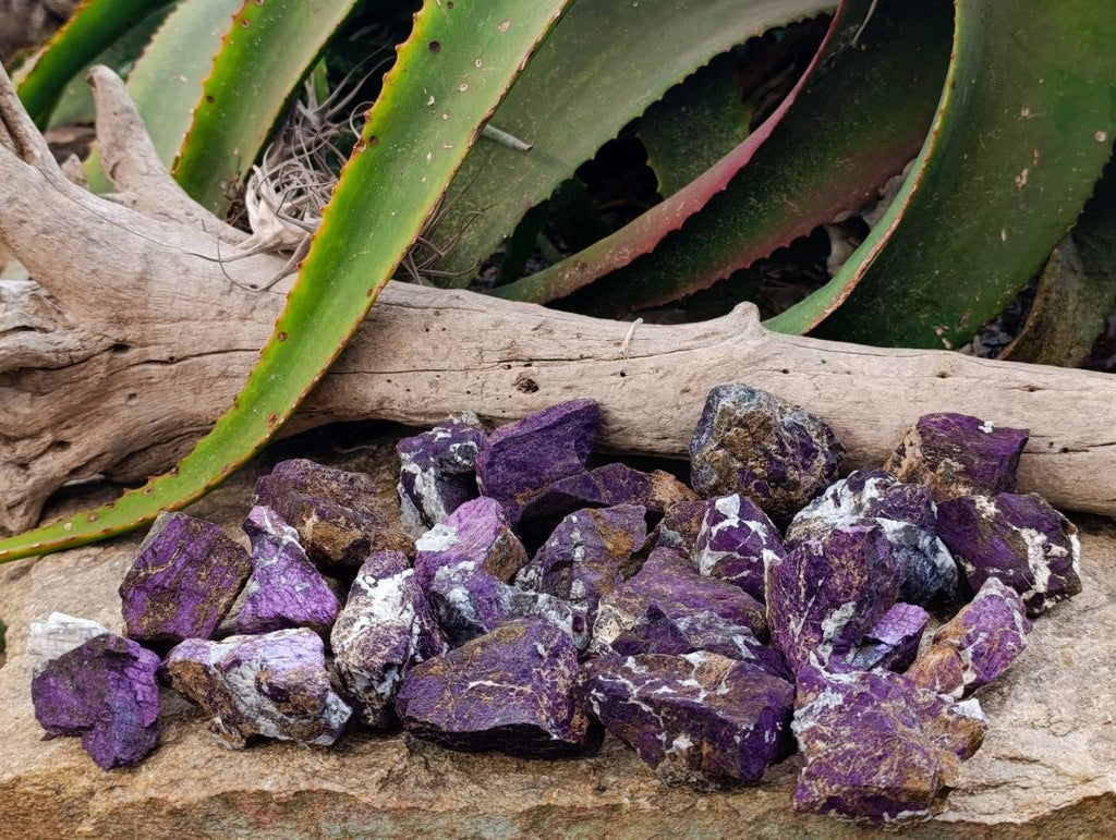 Natural Metallic Purpurite Specimens x 24 From Erongo, Namibia - Toprock Gemstones and Minerals 