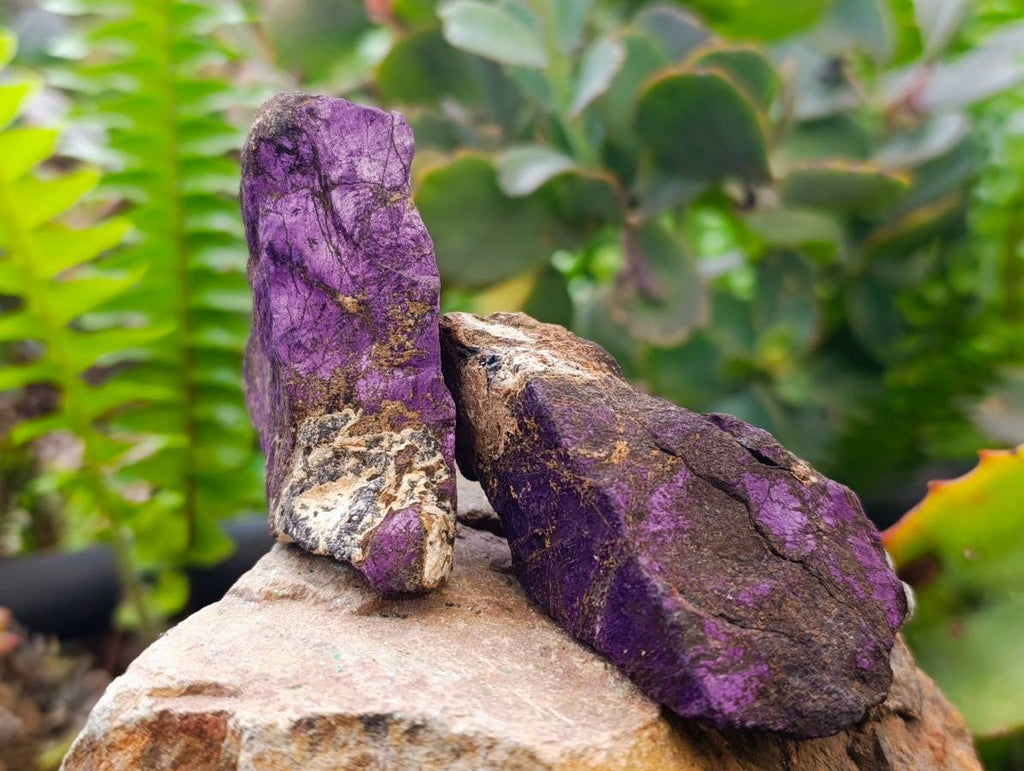 Natural Metallic Purpurite Specimens x 24 From Erongo, Namibia - Toprock Gemstones and Minerals 