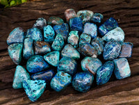 Polished Shattuckite Free Forms x 35 From Congo