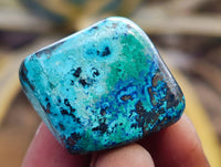 Polished Shattuckite Free Forms x 35 From Congo