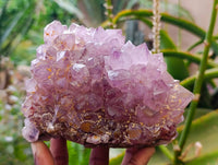 Natural Amethyst Spirit Quartz Clusters x 2 From South Africa
