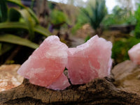 Natural Pink Rose Quartz Cobbed Specimens x 27 From North Cape, South Africa