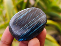 Polished Labradorite Palm Stones x 35 From Tulear, Madagascar - Toprock Gemstones and Minerals 