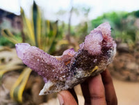 Natural Amethyst Spirit Quartz Clusters x 12 From South Africa