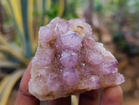 Natural Amethyst Spirit Quartz Clusters x 12 From South Africa