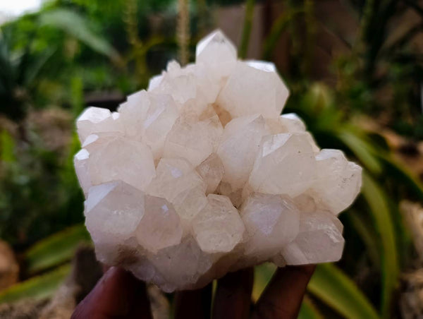 Natural Candle Quartz Clusters x 2 From Madagascar