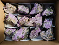 Natural Stichtite Specimens x 12 From Barberton, South Africa