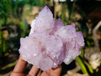 Natural Amethyst Spirit Quartz Clusters x 3 From South Africa