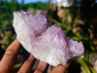 Natural Amethyst Spirit Quartz Clusters x 3 From South Africa