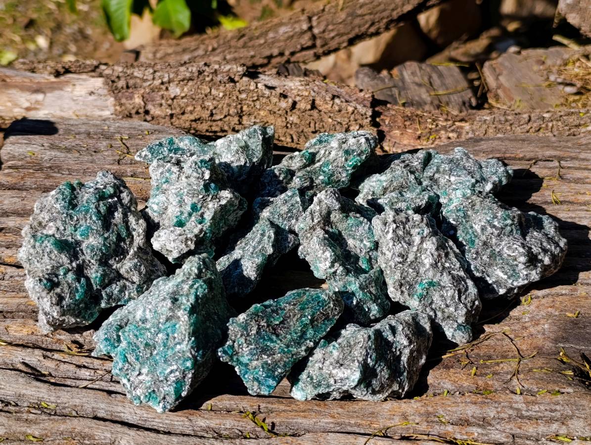 Natural Emerald Mica 'Mutokolite' Specimens x 12 From Mutoko, Zimbabwe - Toprock Gemstones and Minerals 