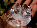 Polished Clear Quartz "Angel Tears" Pendant Pieces x 35 From Madagascar - Toprock Gemstones and Minerals 