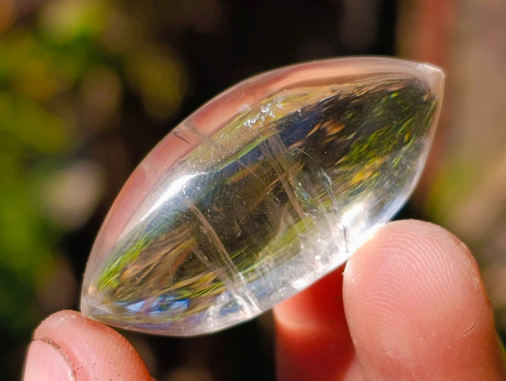 Polished Clear Quartz "Angel Tears" Pendant Pieces x 35 From Madagascar - Toprock Gemstones and Minerals 