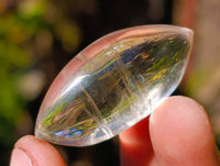 Polished Clear Quartz "Angel Tears" Pendant Pieces x 35 From Madagascar