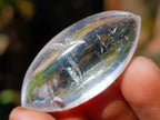 Polished Clear Quartz "Angel Tears" Pendant Pieces x 35 From Madagascar - Toprock Gemstones and Minerals 
