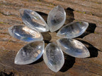 Polished Clear Quartz "Angel Tears" Pendant Pieces x 35 From Madagascar - Toprock Gemstones and Minerals 