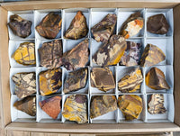 Natural Selected Nguni Jasper Cobbed Specimens x 24 From Prieska, South Africa