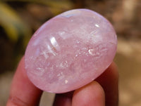 Polished Rose Quartz Palm Stones x 20 From Madagascar