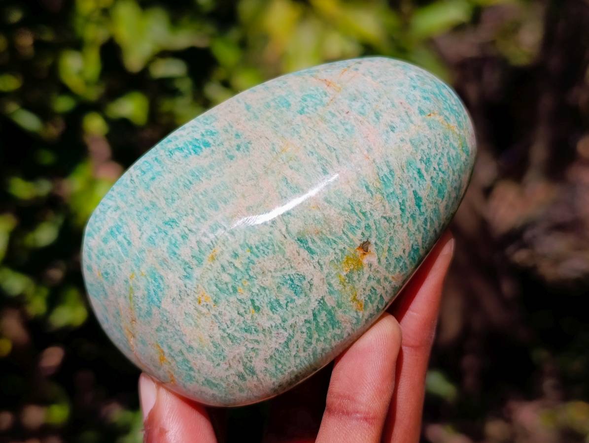 Polished Amazonite Free Forms x 6 From Madagascar - Toprock Gemstones and Minerals 