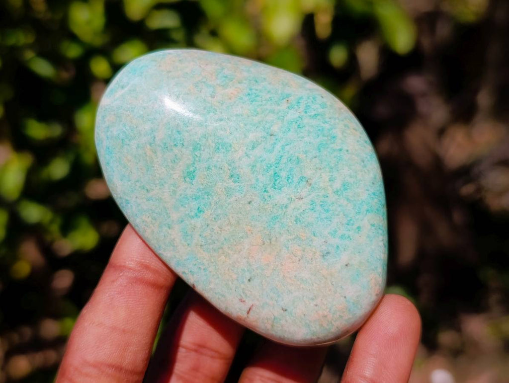 Polished Amazonite Free Forms x 6 From Madagascar - Toprock Gemstones and Minerals 