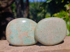 Polished Amazonite Free Forms x 6 From Madagascar - Toprock Gemstones and Minerals 