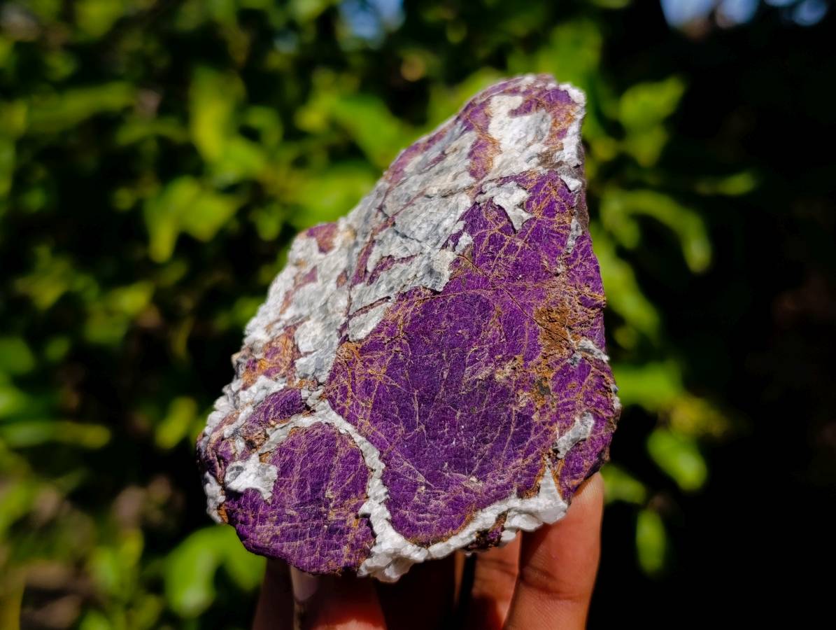 Natural Metallic Purpurite Specimens x 6 From Erongo, Namibia - Toprock Gemstones and Minerals 