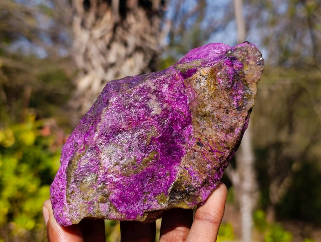 Natural Stichtite Specimens x 6 From Barberton, South Africa - Toprock Gemstones and Minerals 