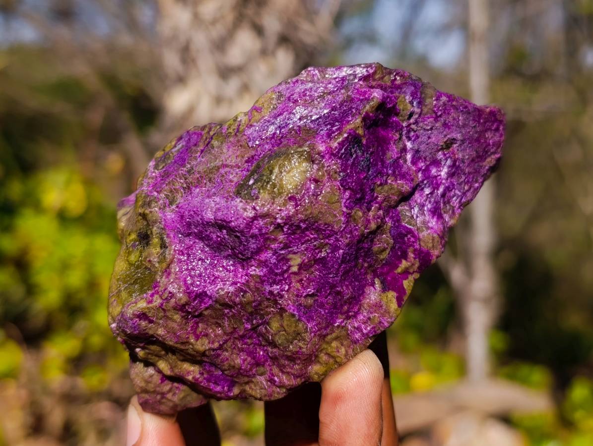 Natural Stichtite Specimens x 6 From Barberton, South Africa - Toprock Gemstones and Minerals 