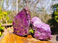 Natural Stichtite Specimens x 6 From Barberton, South Africa