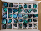 Polished Shattuckite Free Forms x 35 From Congo - Toprock Gemstones and Minerals 