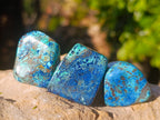 Polished Shattuckite Free Forms x 35 From Congo - Toprock Gemstones and Minerals 