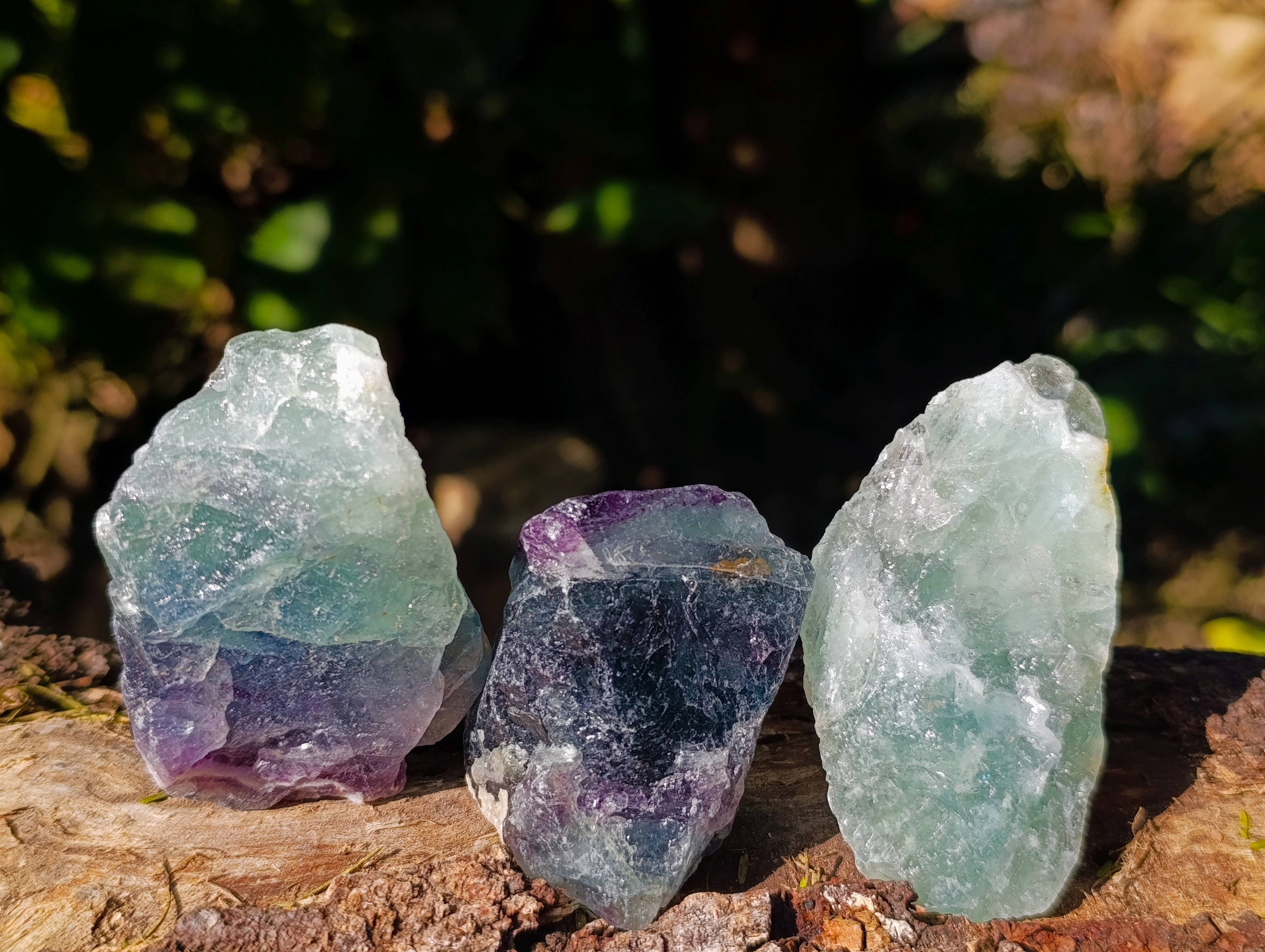 Natural Watermelon Fluorite Cobbed Specimens x 35 From Namibia - Toprock Gemstones and Minerals 