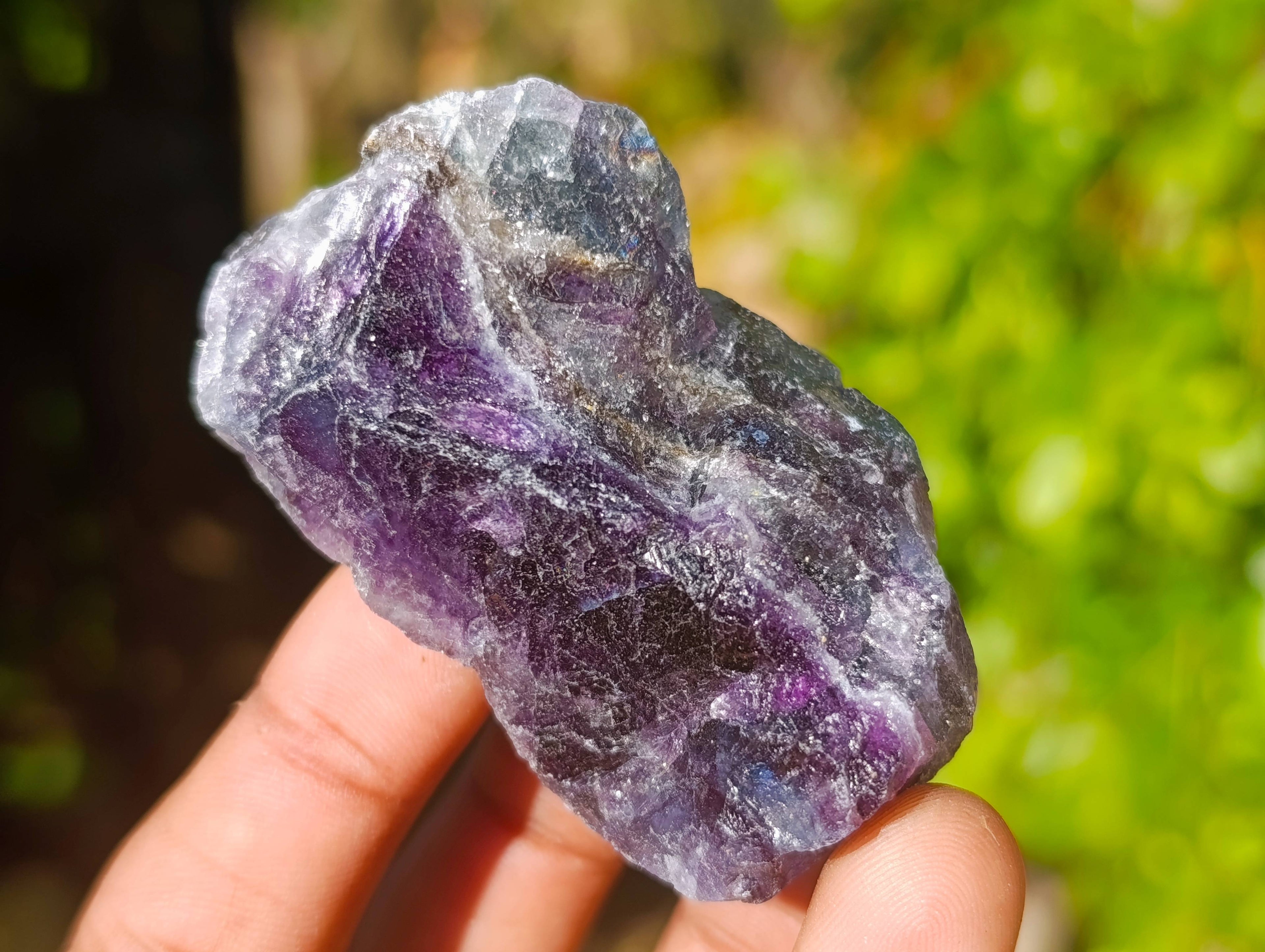 Natural Watermelon Fluorite Cobbed Specimens x 35 From Namibia - Toprock Gemstones and Minerals 