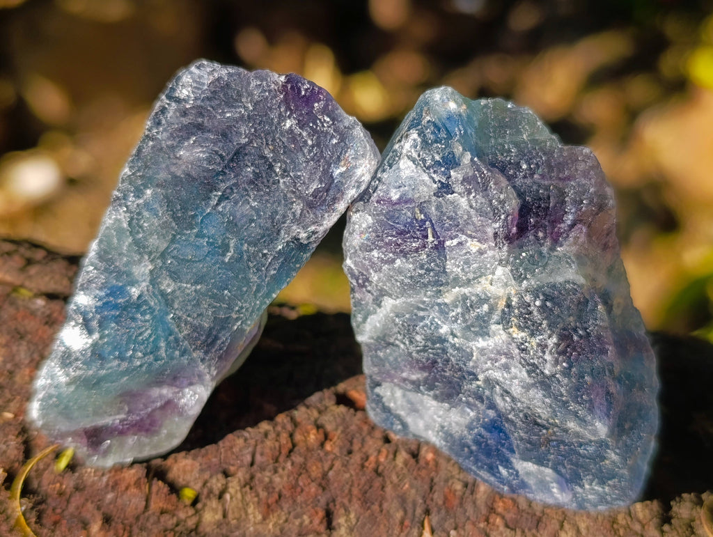 Natural Watermelon Fluorite Cobbed Specimens x 35 From Namibia - Toprock Gemstones and Minerals 