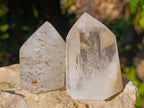 Polished Quartz Crystals x 6 From Madagascar - Toprock Gemstones and Minerals 
