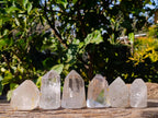 Polished Quartz Crystals x 6 From Madagascar - Toprock Gemstones and Minerals 
