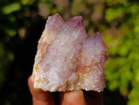Natural Amethyst Spirit Quartz Clusters x 12 From South Africa - Toprock Gemstones and Minerals 