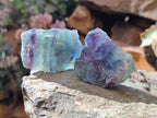 Natural Watermelon Fluorite Cobbed Specimens x 20 From Namibia - Toprock Gemstones and Minerals 