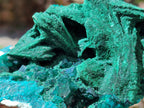 Natural Dioptase With Malachite Matrix Specimen x 1 From Likasi, Congo - Toprock Gemstones and Minerals 