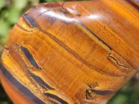 Polished Tigers Eye Free Forms x 12 From South Africa