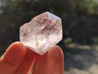 Polished Window Amethyst Crystals x 12 From Madagascar