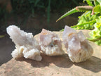 Natural Spirit Quartz Clusters x 16 From South Africa - Toprock Gemstones and Minerals 