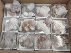 Natural Spirit Quartz Clusters x 16 From South Africa - Toprock Gemstones and Minerals 