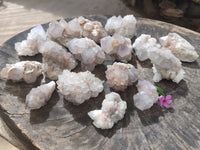 Natural Spirit Quartz Clusters x 16 From South Africa