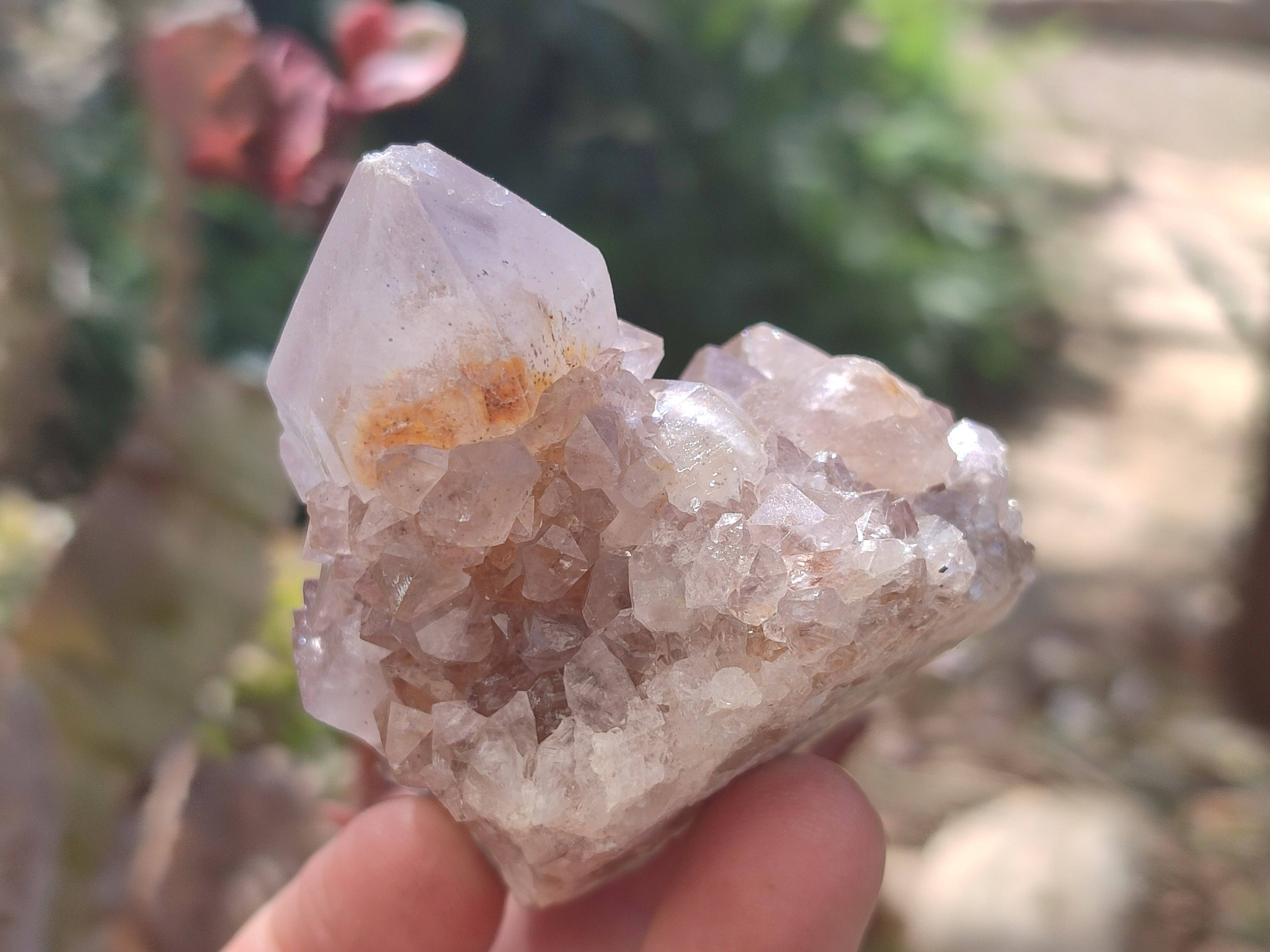 Natural Spirit Quartz Clusters x 16 From South Africa - Toprock Gemstones and Minerals 