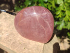 Polished Rose Quartz Standing Free Forms x 2 From Madagascar - Toprock Gemstones and Minerals 
