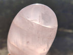 Polished Rose Quartz Standing Free Forms x 2 From Madagascar - Toprock Gemstones and Minerals 