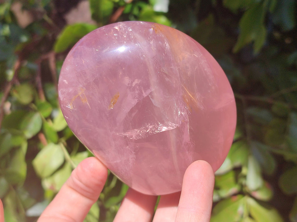 Polished Rose Quartz Standing Free Forms x 2 From Madagascar - Toprock Gemstones and Minerals 