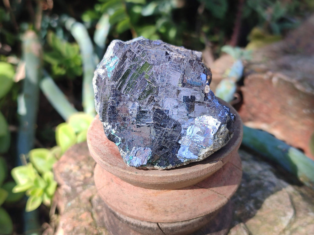 Natural Silver Lead Galena Specimens x 6 From Namibia - Toprock Gemstones and Minerals 