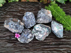 Natural Silver Lead Galena Specimens x 6 From Namibia - Toprock Gemstones and Minerals 