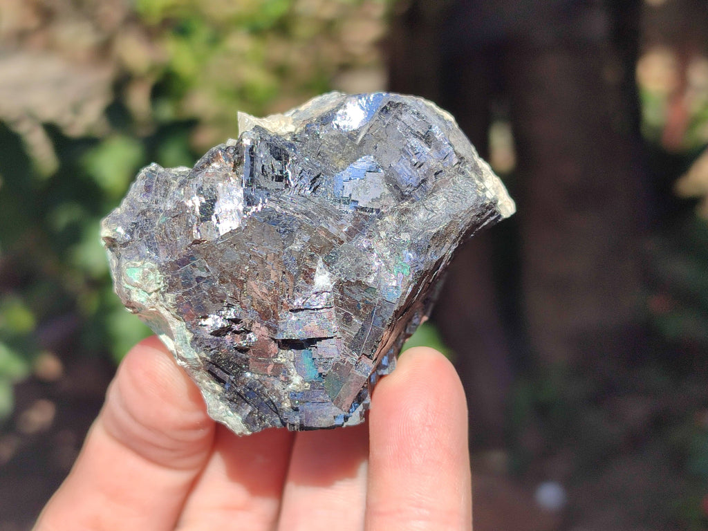Natural Silver Lead Galena Specimens x 6 From Namibia - Toprock Gemstones and Minerals 